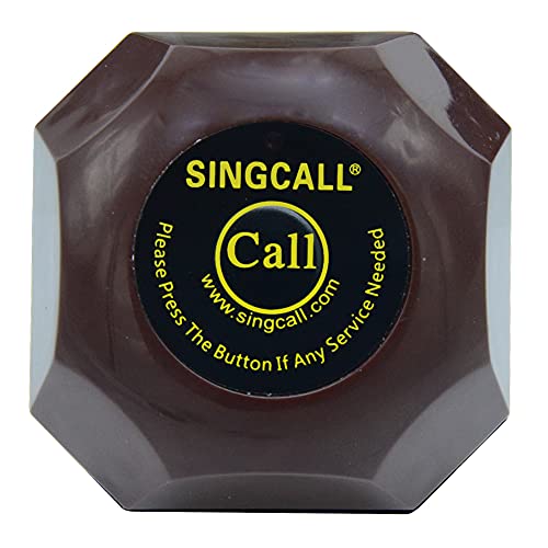 SINGCALL Wireless Calling System,One Button Pager,Coffee,(APE560) Can't Be Used Alone - Image 2