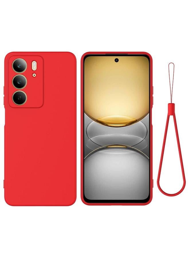 The Bros Case For Realme C75 Pure Color Liquid Silicone Shockproof Phone Case