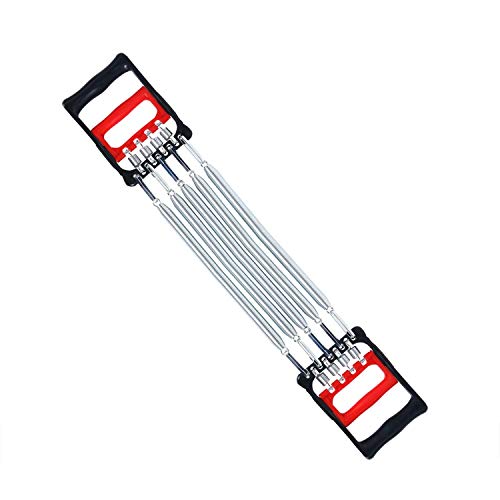 serveuttam Chest Expander & Hand Gripper Muscle Exerciser with 5 Springs (3 in 1 Chest Expander) - Image 4