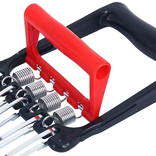 serveuttam Chest Expander & Hand Gripper Muscle Exerciser with 5 Springs (3 in 1 Chest Expander) - Image 5
