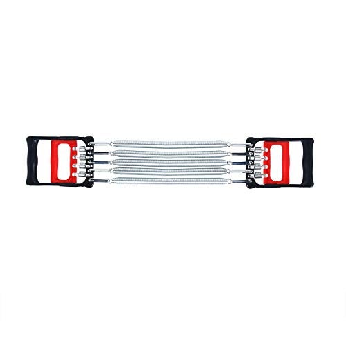 serveuttam Chest Expander & Hand Gripper Muscle Exerciser with 5 Springs (3 in 1 Chest Expander) - Image 3
