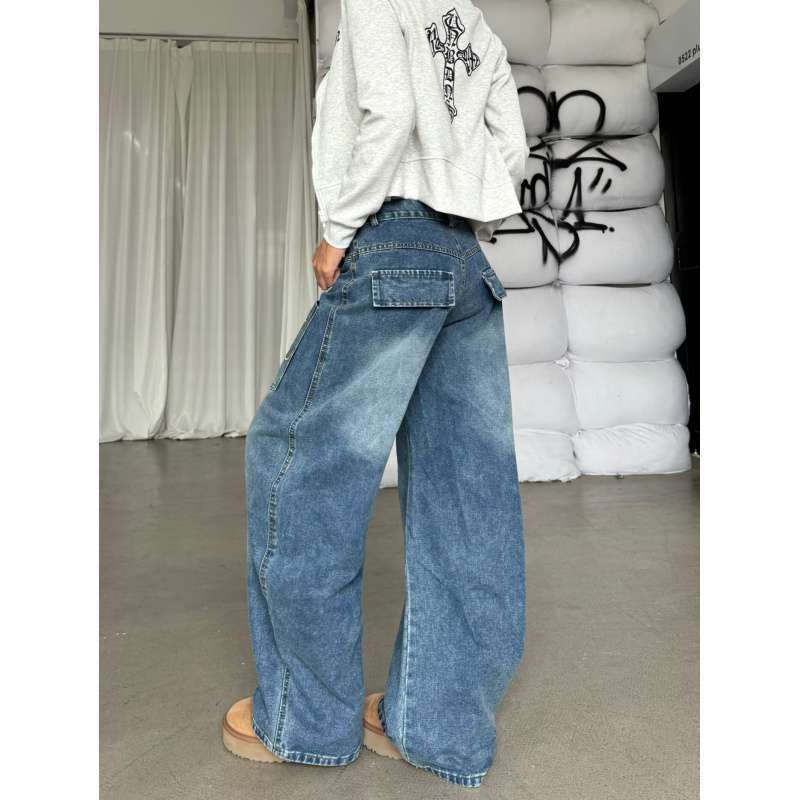 Unisex Casual Daily Denim Jeans - Image 1