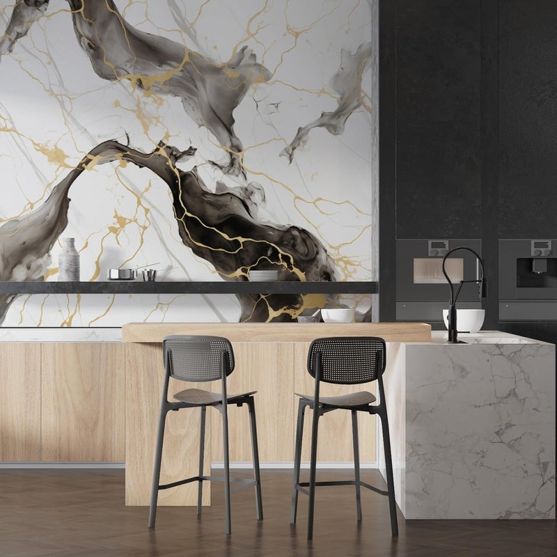 REXOTEX Vinyl Marble Countertop Contact Paper Waterproof Peel and Stick Wallpaper for Bathroom Look Vinyl Wall Paper, Solid (60 * 200 CM) (94) - Image 4