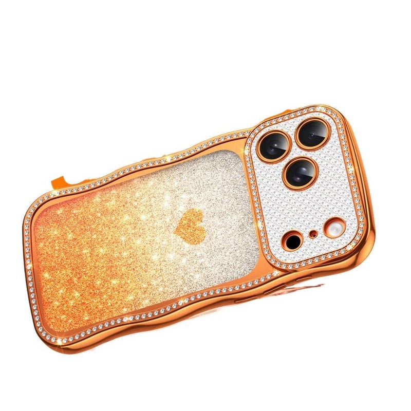 غطاء واقي بTPU لـ iPhone 15 / 15 Plus / 15 Pro / 15 Pro Max مع حماية عدسة وتغطية كاملة مع قبضة مضادة للانزلاق مع مقاوم للخدش باللون Gold مضاد للانزلاق من مادة TPU - Veloris - Image 5