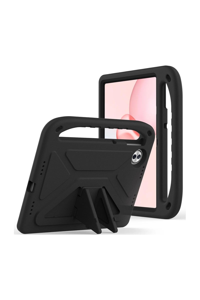 VKL Heavy Duty Kids Case Compatible with Honor Pad 10 12.1 inch 2025, Light Weight Shock Proof Handle Stand Kids Friendly Protective Cover Case (Black) - Image 1