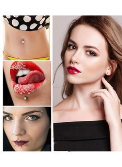 ZVEV 1 Set Piercing Kit Stainless Steel Lip Tongue Button Rings Piercing Jewelry，Sterile Belly Body Ring Needle Sets Cartilage Tools Body Jewelry  - Image 4