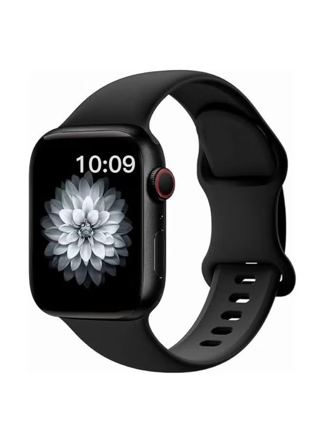 Sport Silicone Band Compatible with Apple Watch Bands 40mm 38mm 41mm 42mm （S10 S11） Women Men,Soft Wristband Waterproof Replacement Sport Strap for iWatch Bands Series 11 10 9 8 7 6 5 4 3 2 1 SE - Image 1