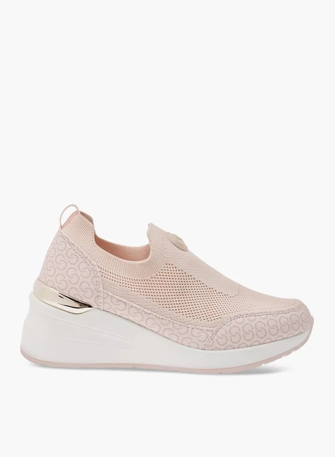 Celeste Women's Logo Detail Slip-On Sneakers