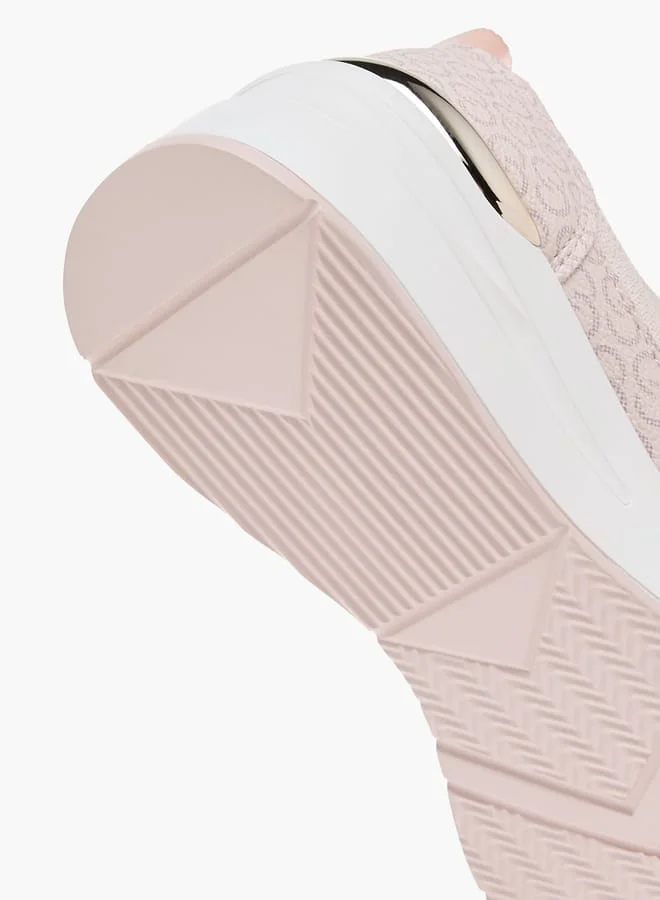 Celeste Women's Logo Detail Slip-On Sneakers