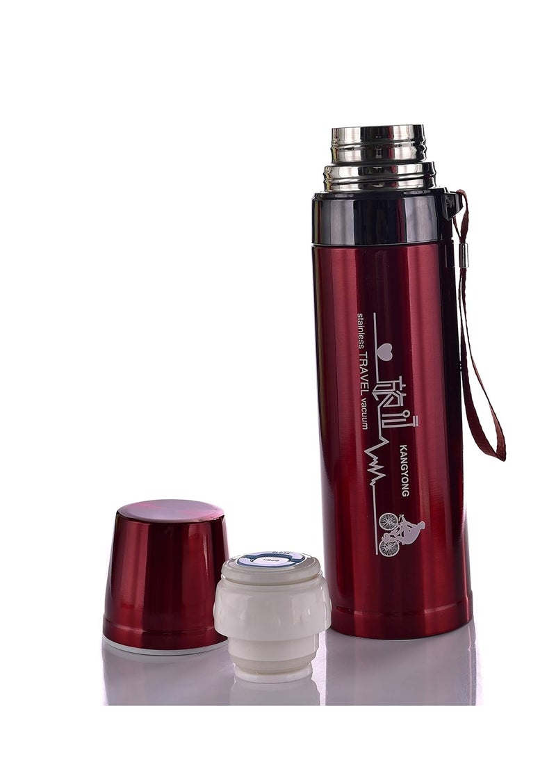 IRIS IRIS Vacuum Insulated Sports Bottle Wide Mouth Stainless Steel Water Bottle Portable LeakProof Flask for Hot and Cold Drinks  - Image 4