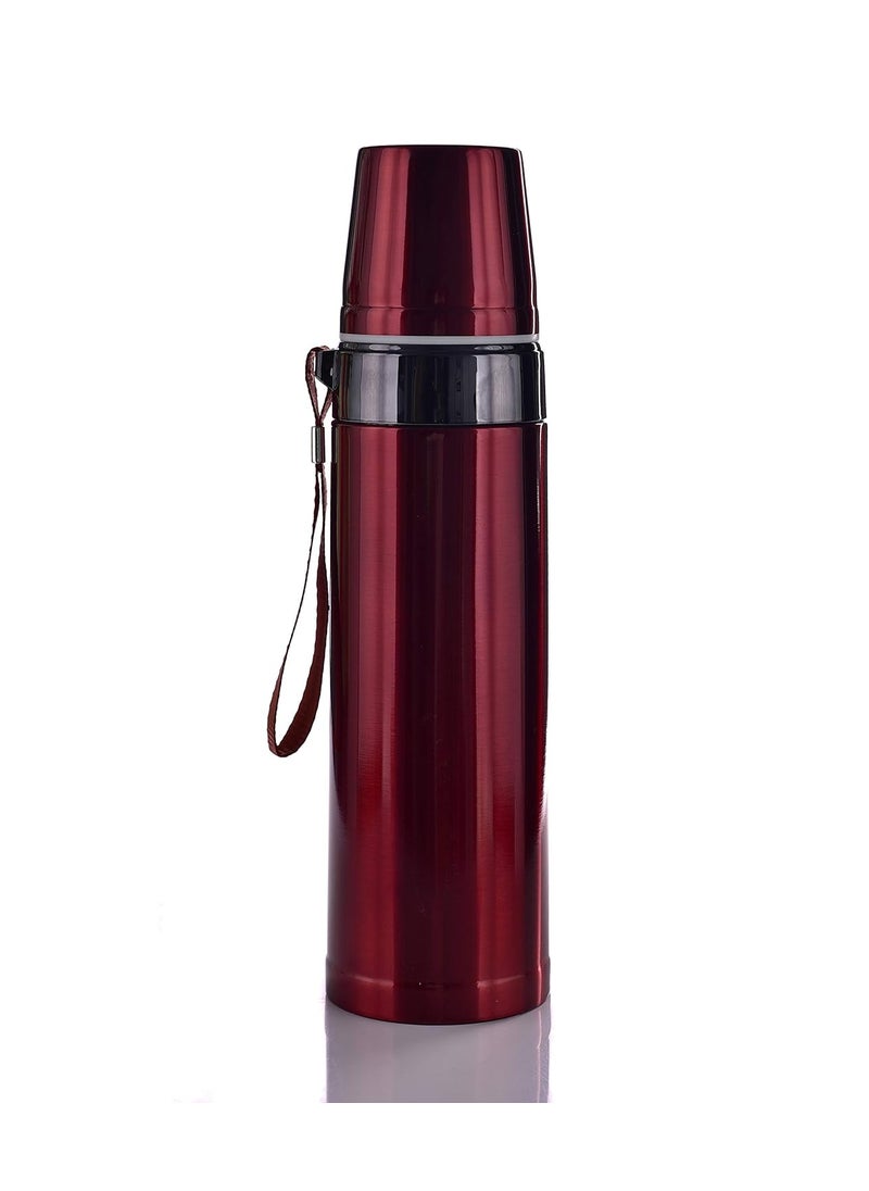 IRIS IRIS Vacuum Insulated Sports Bottle Wide Mouth Stainless Steel Water Bottle Portable LeakProof Flask for Hot and Cold Drinks  - Image 3