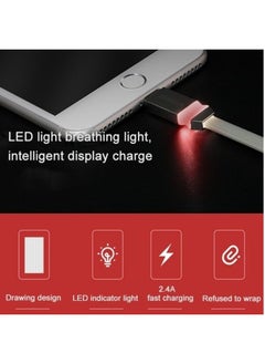 JOYROOM S-M337 Type-C to USB Data M1 Sync Charging Cable with LED Breathing Lamp (Silver) - pzsku/ZEA367103075370C83566Z/45/_/1706012574/22782cd5-8bff-46c4-839e-59c779e3749d