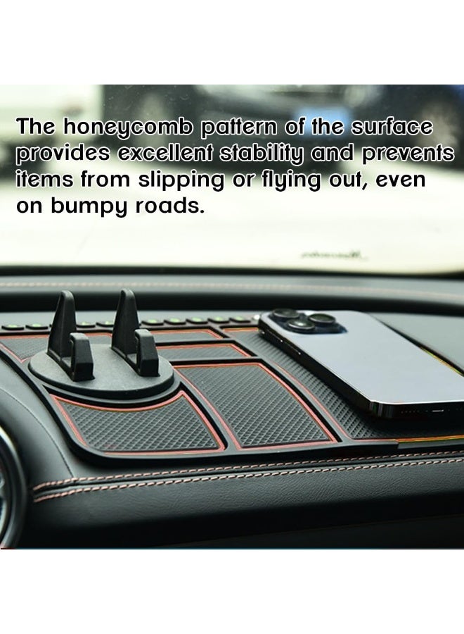 Non-slip car dashboard mat, multi-functional car mobile phone holder, write your mobile number on it - Image 4