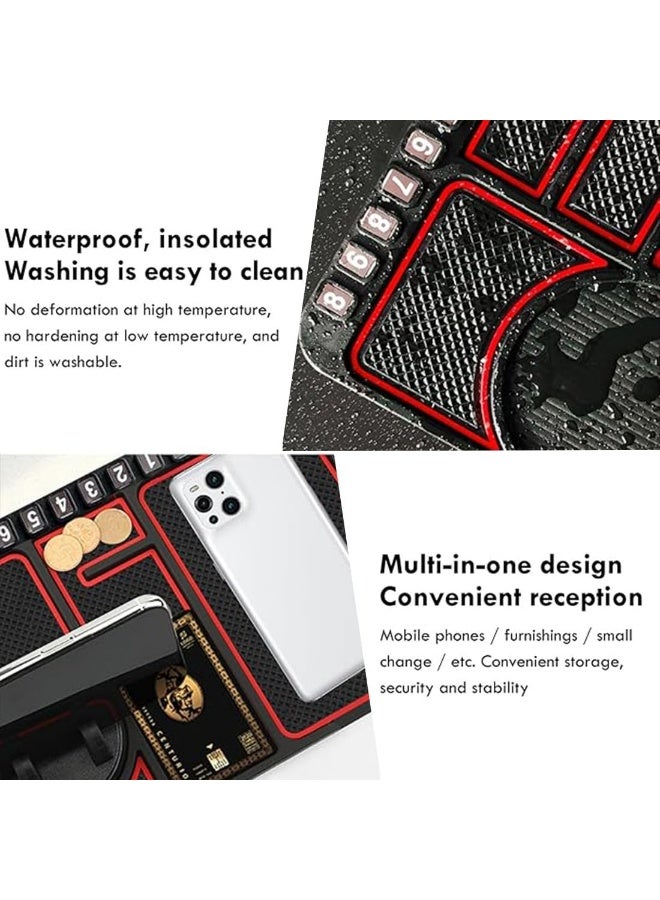 Non-slip car dashboard mat, multi-functional car mobile phone holder, write your mobile number on it - Image 5