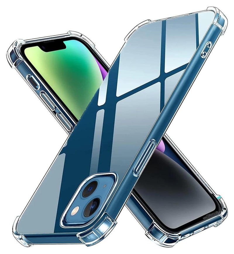 Case Clear Case for iPhone 13/14 Anti Scratch Shock Absorption 2022 iPhone 6.1 inch Case Reinforced Corner Protection Bumper Crystal Clear - Image 1