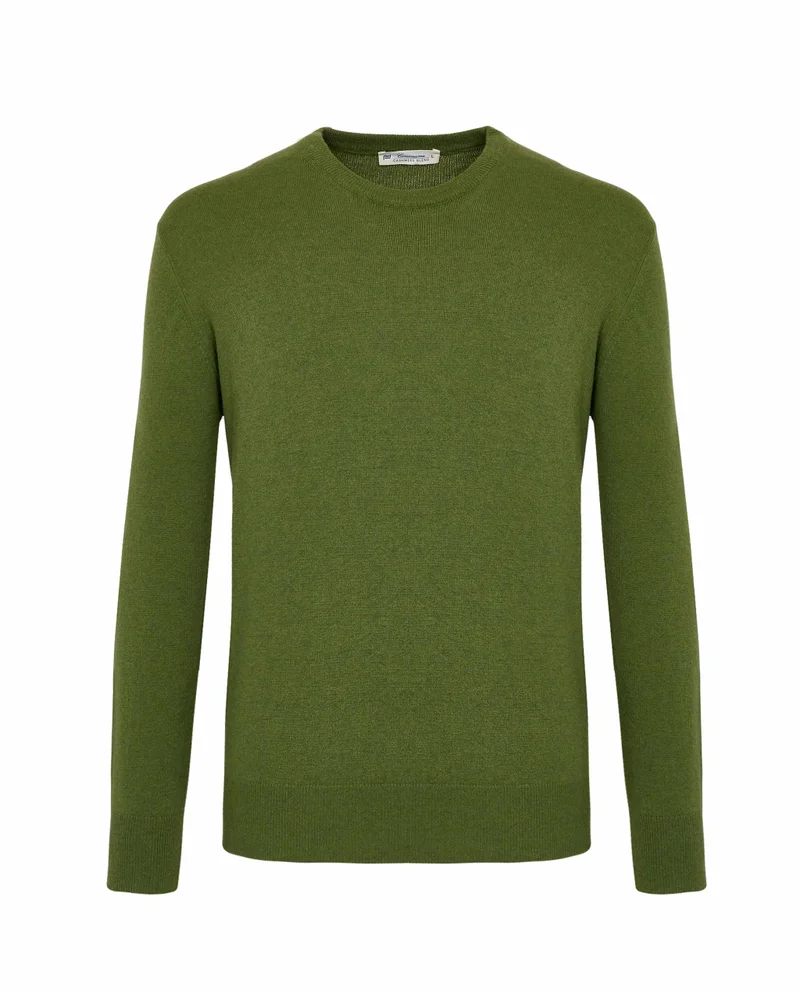 Camicissima ROUND NECK BLEND CASHMERE CREW NECK SWEATER