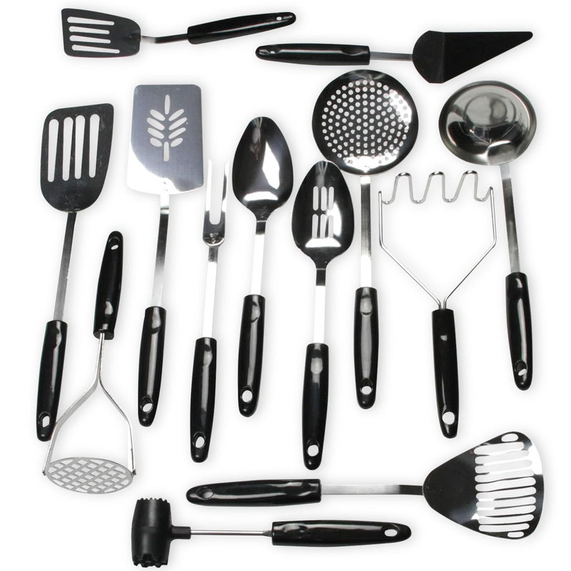 Chef Craft 13 Piece Select Stainless Steel Kitchen Tool Set - Image 1