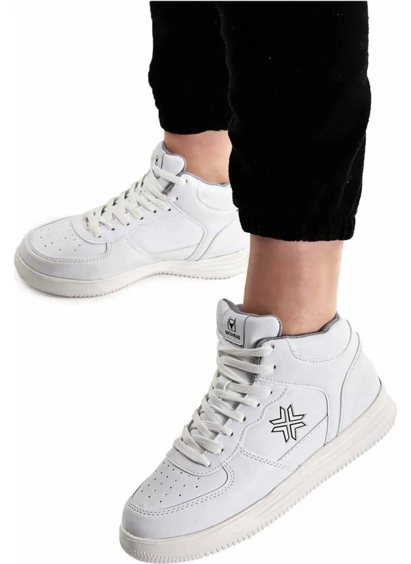 باكهيد Base Mid Unisex Casual Sports Shoes BUCK4197WHITE