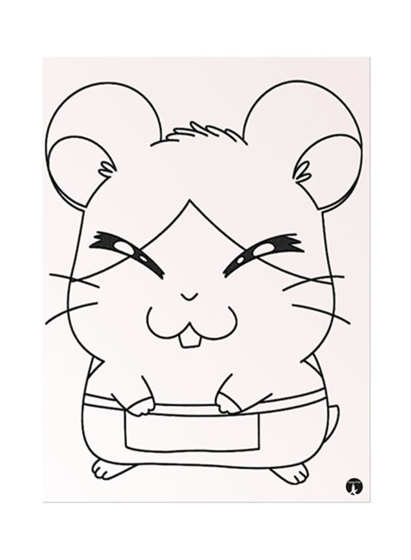 RKN Anime Hamtaro Metal Plate Poster Multicolour 15x20centimeter
