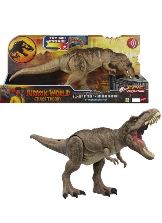 JURASSIC WORLD - Jurassic World All-Out Attack Tyrannosaurus Rex - Image 1