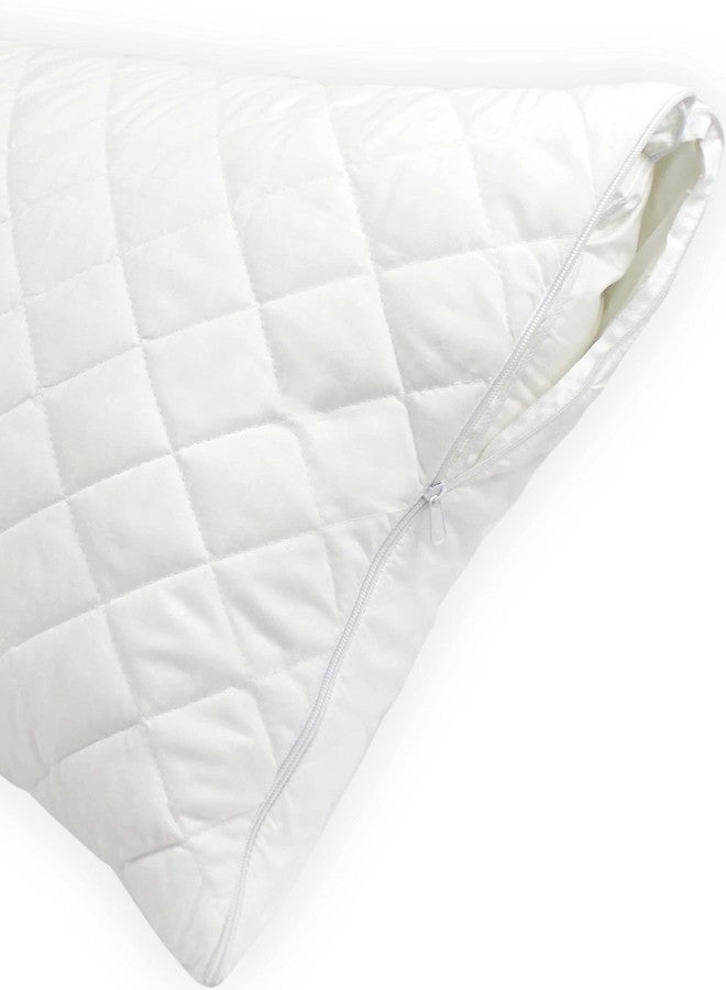 Bed Maker's Levinsohn Memory Foam Quilted Pillow Protector - Cool Soft Cover Will Enhance Your Sleep - Standard/Queen, White, FRE154XXWHIT10 - Image 4