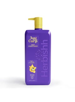 Herbishh Just Curls Deep Conditioner for Curly Wavy Hair 500ml Avocado  Coconut Oil Vegan Curlfaction  Dry Damaged Detangler