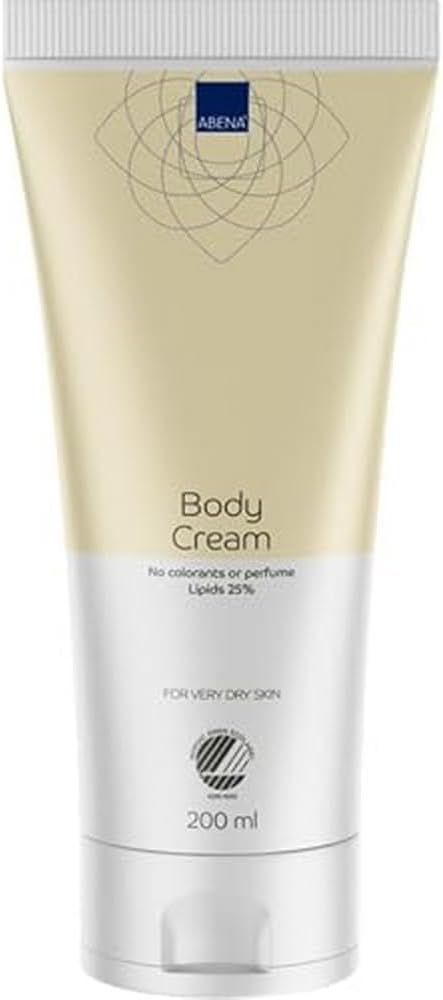 ABENA Body Cream 200 ml Body Lotion Hydrating Moisturiser for Dry Skin Moisturising Cream for Soft Smooth and Hydrated Skin Fast Absorbing Moisturiser