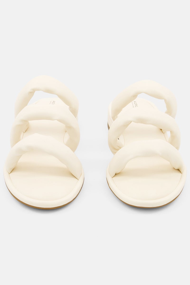 AEROSOLES أحذية فلات مريحة للنساء، كريم - Image 3