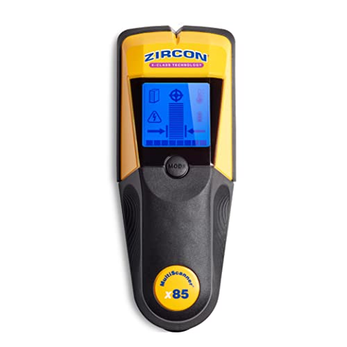 Zircon x85 Center Finding Stud Finder with AC Live Wire Detection and Thermal Wall Scanner for Detecting Water-Filled PEX Tubing up to 2 inches Deep - Image 1