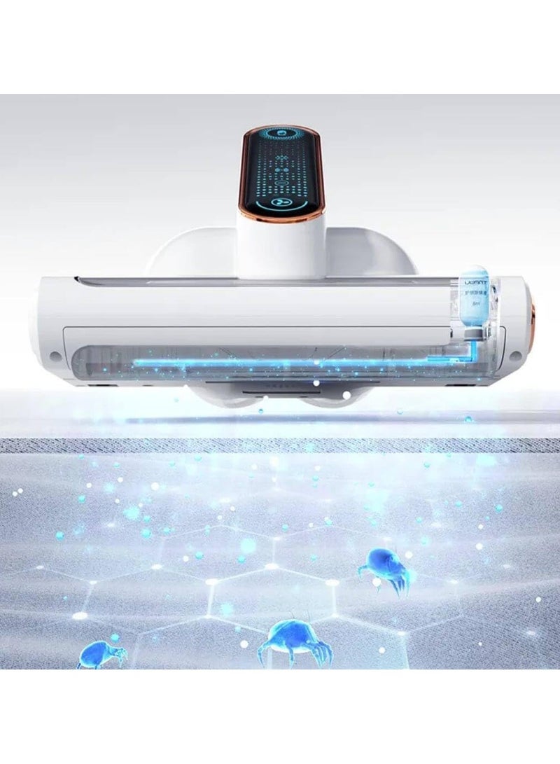 يووانت مكنسة كهربائية محمولة باليد ذات كوب مزدوج من عث الغبار - Image 3