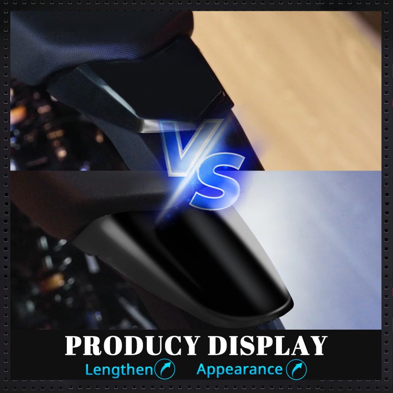 CHANGCHENG Rear Fender for Talaria - Protector Plastic Motorcycle Fender Mudguard for Talaria Sting MX3 MX4 MX5 Freego X2/X2 Pro Electric Dirt Bike Black - Image 4