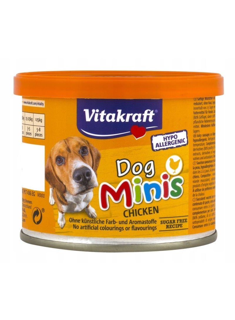 فيتاكرافت دوج مينيس دجاج 120 جرام نقانق دواجن - Image 1