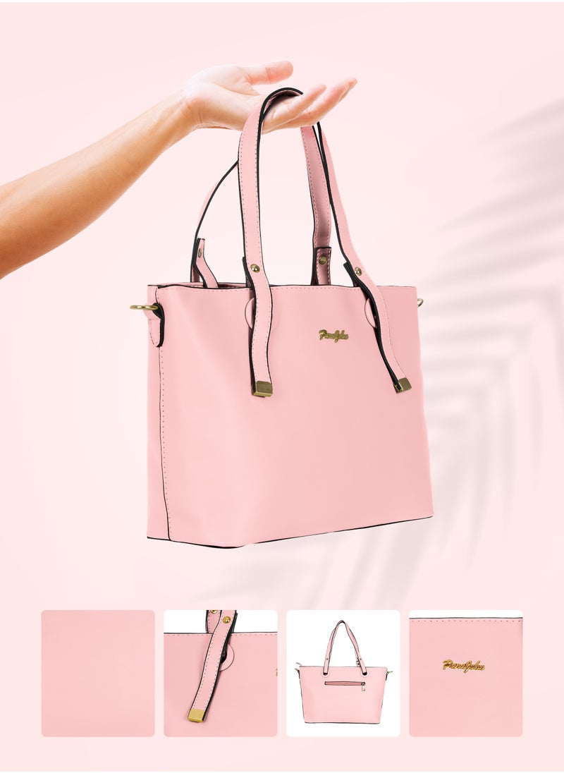 PARAJOHN Bella Tote Solid Fashionable Ladies Top-handle Bags Handbags for women Shoulder Crossbody bag  - Image 5