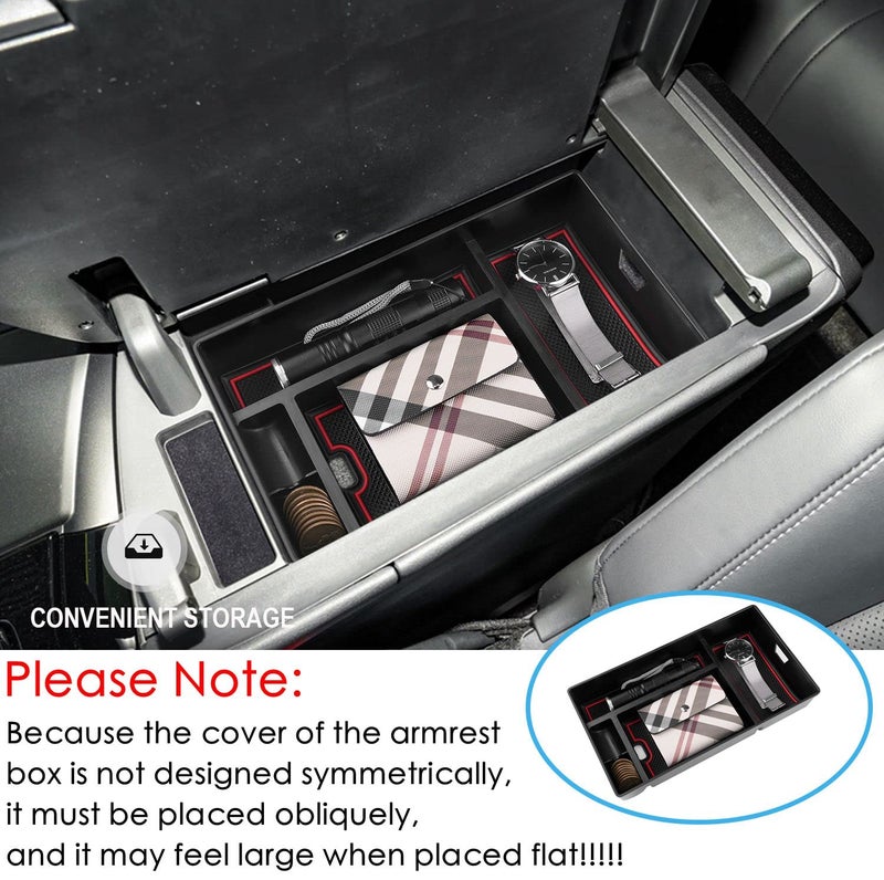 Ruiya for Lexus NX Center Console Organizer for 2022-2025 Lexus NX Console Organizer Lexus NX Accessories Armrest Storage Tray Compatible with 2022 2023 2024 2025 Lexus NX 250/350/350h/450h+ - Image 2