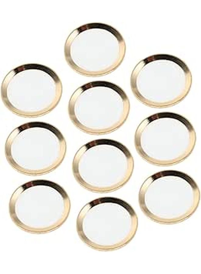 Ultra Thin Home Button Stickers 10pcs Fingerprint Cover Decals Easy DIY Installation Compatible Touch ID - Image 1