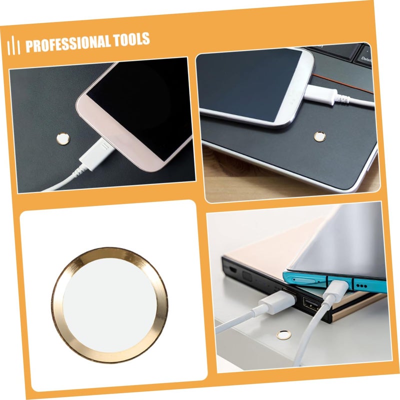Ultra Thin Home Button Stickers 10pcs Fingerprint Cover Decals Easy DIY Installation Compatible Touch ID - Image 4