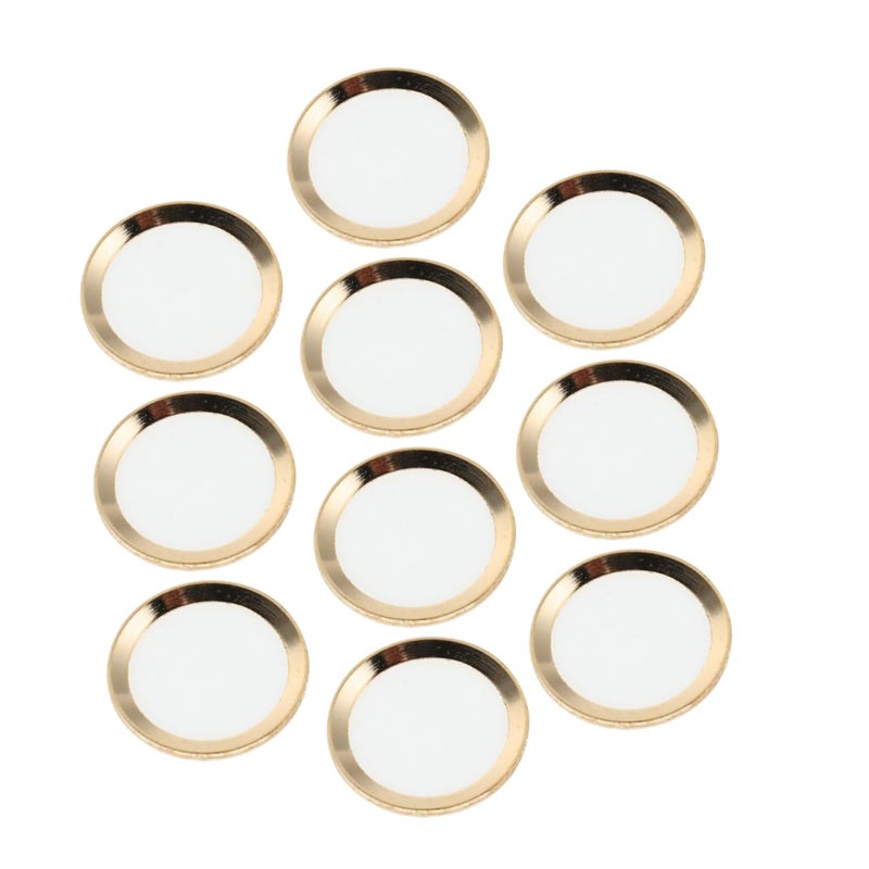 Ultra Thin Home Button Stickers 10pcs Fingerprint Cover Decals Easy DIY Installation Compatible Touch ID - Image 2
