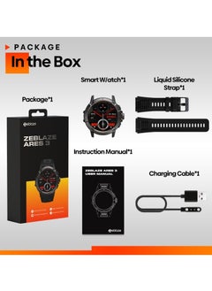 Zeblaze Ares 3 Smart Watch Large 1.52 Inch IPS Display Voice Calling 100+ Sport Modes 24H Health Monitor Smartwatch - pzsku/ZEA3762382D9C400FF744Z/45/_/1730467087/95c4a71d-471f-4589-b80a-ed63aafad3da