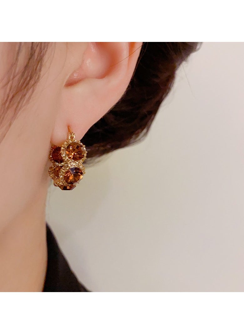 Generic - Airy Zirconia Circle Earrings - Image 1
