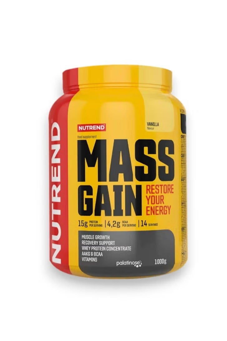 NUTREND Mass Gain, Vanilla Flavour, 1000g