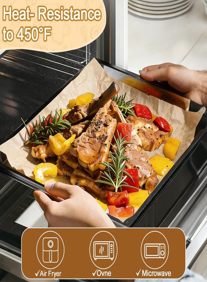 tchrules 12x16 Inch Parchment Paper Sheets for Baking, 360 Count Thicker Precut Half Sheet Pan Liners, Unbleached Non-Stick Baking Paper for Oven Air Fryer Microwave, 450℉ Heat Resistant (360) - Image 4