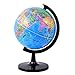 Wizdar 8 World Globe for Kids Learning DIY Assemble Educational Rotating World Map Globes Large Size Decorative Earth Children Globe for Classroom Geography Teaching Desk and Office Decoration - Image 2