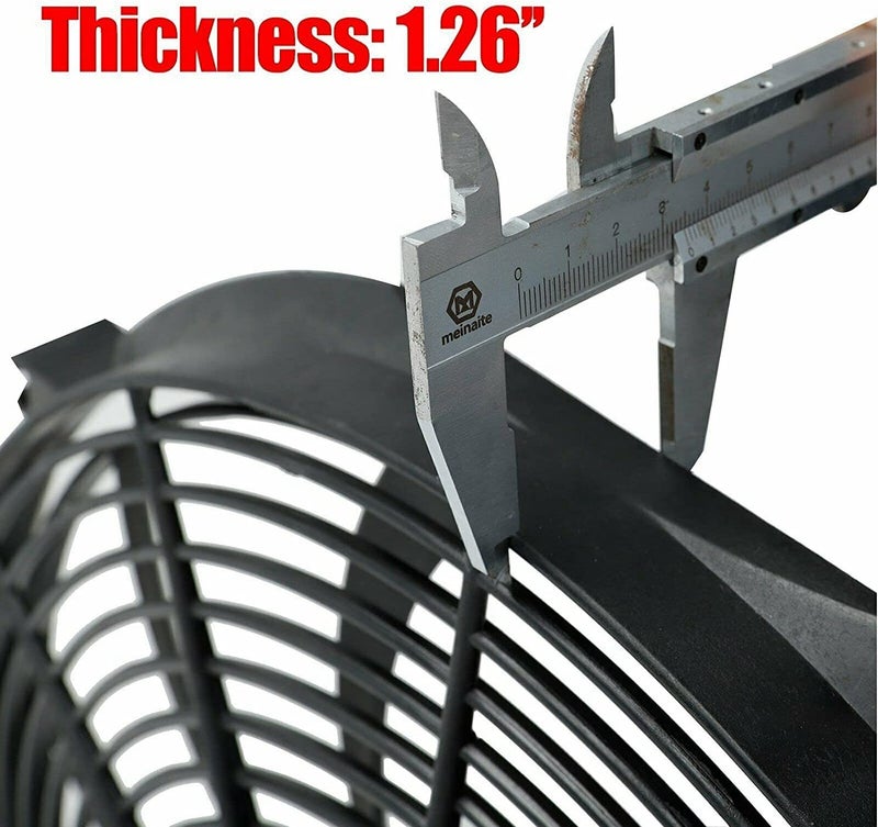 STMGW 16 inch Electric Radiator Fan, 3000 CFM 10 Blades Electric Fan Automotive Black with Thermostat Wiring Switch Relay Kit - Image 5