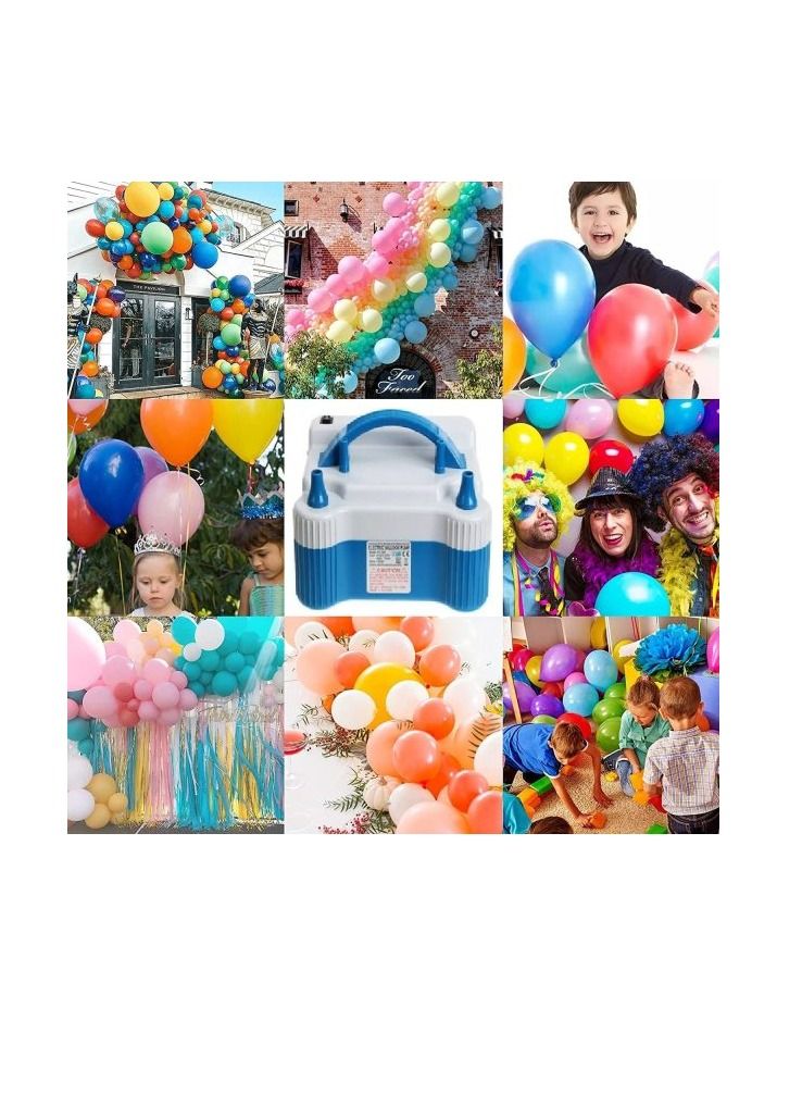 Portable Electronic Air Blower Balloon Inflator Pump Quick Inflatable Pink / Blue Machine - Image 2