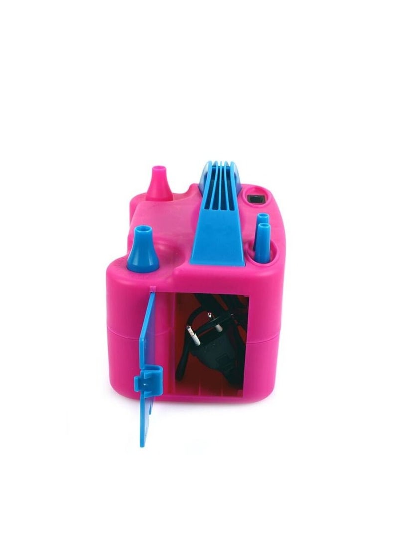 Portable Electronic Air Blower Balloon Inflator Pump Quick Inflatable Pink / Blue Machine - Image 5
