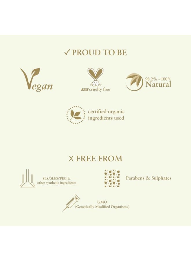 Just Herbs Organic Herbal Nourishing Facial Massage Cream With Ashwgandha & Sandalwaood for Men & Women - Suitable for Normal to Dry Skin, 100g - Image 4