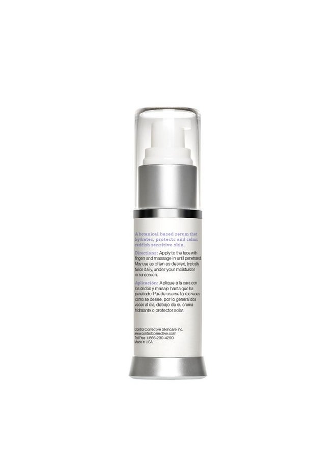 CONTROL CORRECTIVE SKIN CARE SYSTEMS Control Corrective Redness Relief Serum 1 Oz Botanical Extracts & Skin Balancing Vitamins Calms Hydrates & Strengthens Sensitive Skin No Parabens Or Synthetic Dyes Japanese Green Tea Soothing  - Image 2