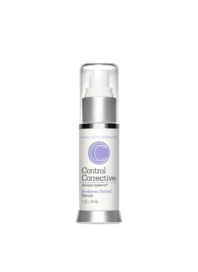 CONTROL CORRECTIVE SKIN CARE SYSTEMS Control Corrective Redness Relief Serum 1 Oz Botanical Extracts & Skin Balancing Vitamins Calms Hydrates & Strengthens Sensitive Skin No Parabens Or Synthetic Dyes Japanese Green Tea Soothing  - Image 1