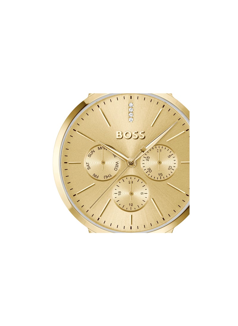 HUGO BOSS HUGO BOSS WATCH ROUND ANALOG WOMEN'S GOLD CASE WATCH - 1502782  - Image 4