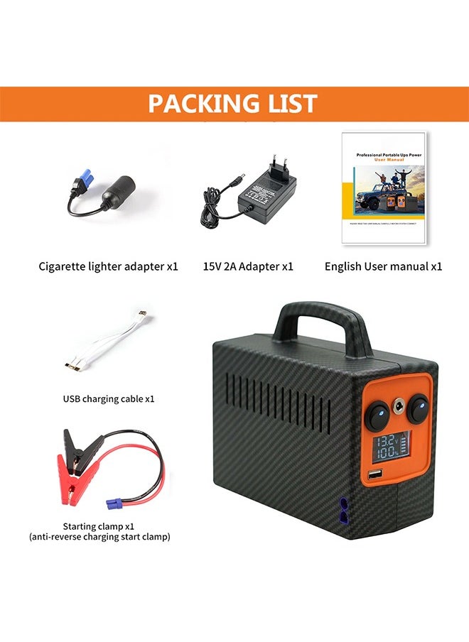 سبايدر - مولد محطة طاقة شمسية متعدد الوظائف عالي السعة وبنك الطاقة Jump Starter K-30 52000 mah - Image 1